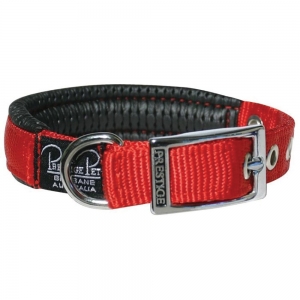 Prestige SOFT PADDED COLLAR 3/4" x 16" Red (41cm) - Click for more info